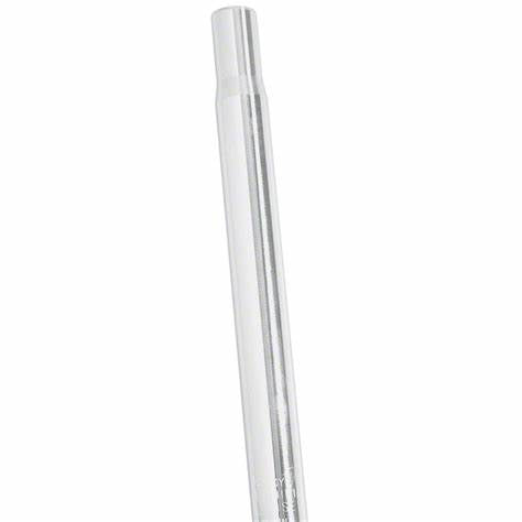 Zoom Straight Alloy Seatpost - 25.4 x 300mm (Black Or Silver) - Downtown Bicycle Works 