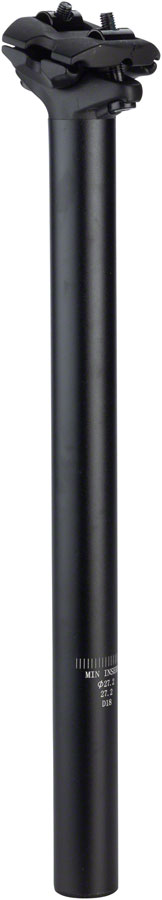 Dimension Two-Bolt Seatpost - 27.2x350" (Black Or Silver) - Downtown Bicycle Works 