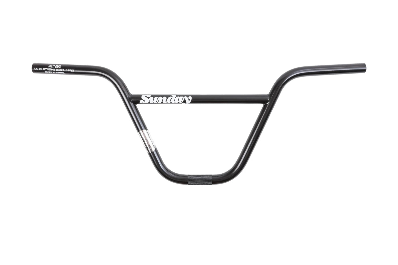 Sunday Brett 9.25" Handlebar - Rustproof Black - Downtown Bicycle Works 