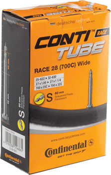 Continental Standard Presta Valve Tube - 700 x 25-32mm (60mm) - Downtown Bicycle Works 