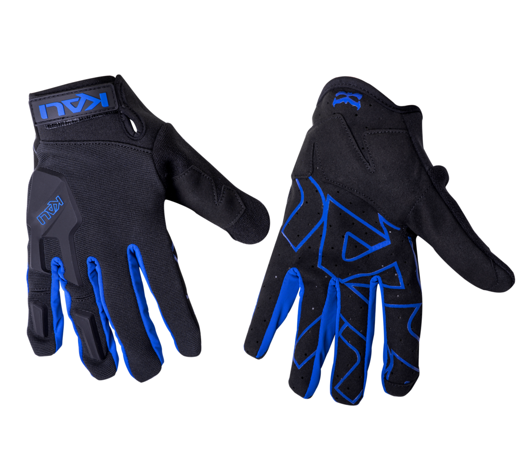 Kali Venture Gloves - Black/Blue - Downtown Bicycle Works 