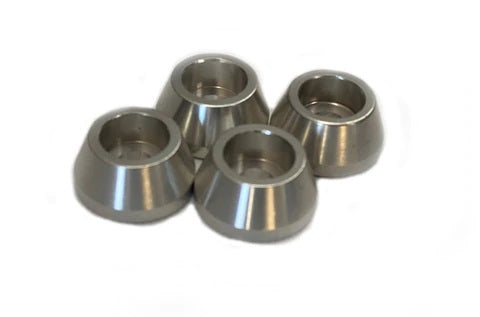 Crupi Rhythm Volcano Washers M6mm - Black Or Silver - Downtown Bicycle Works 