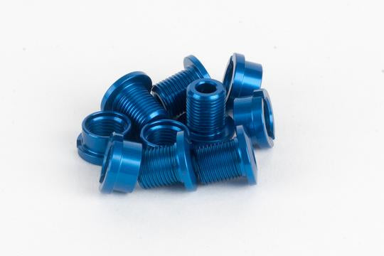 Sinz Alloy Long Chainring Bolts (Various Colors) - Downtown Bicycle Works 