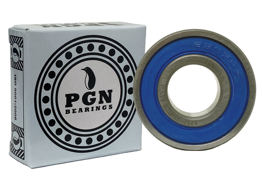 PGN Bearing - 6202-2RS-C3 Sealed Bearing - 15x35x11 (Sold Individually)