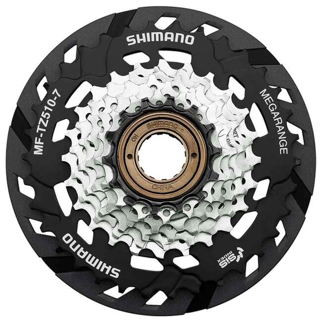 Shimano MF-TZ510-7-CP Multi-Speed Freewheel - 7-Speed (14-34t) - Downtown Bicycle Works 