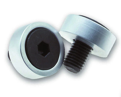 Crupi Custom Crank Bolt Set - Silv/Black - Downtown Bicycle Works 