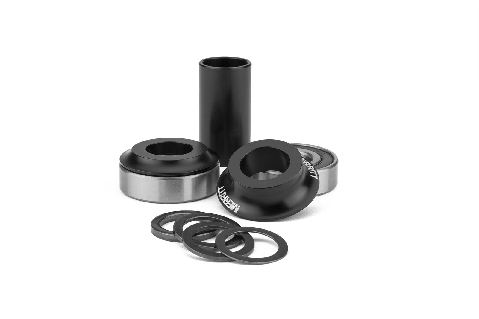 Merritt Mid Bottom Bracket (Black Or Silver) - Downtown Bicycle Works 
