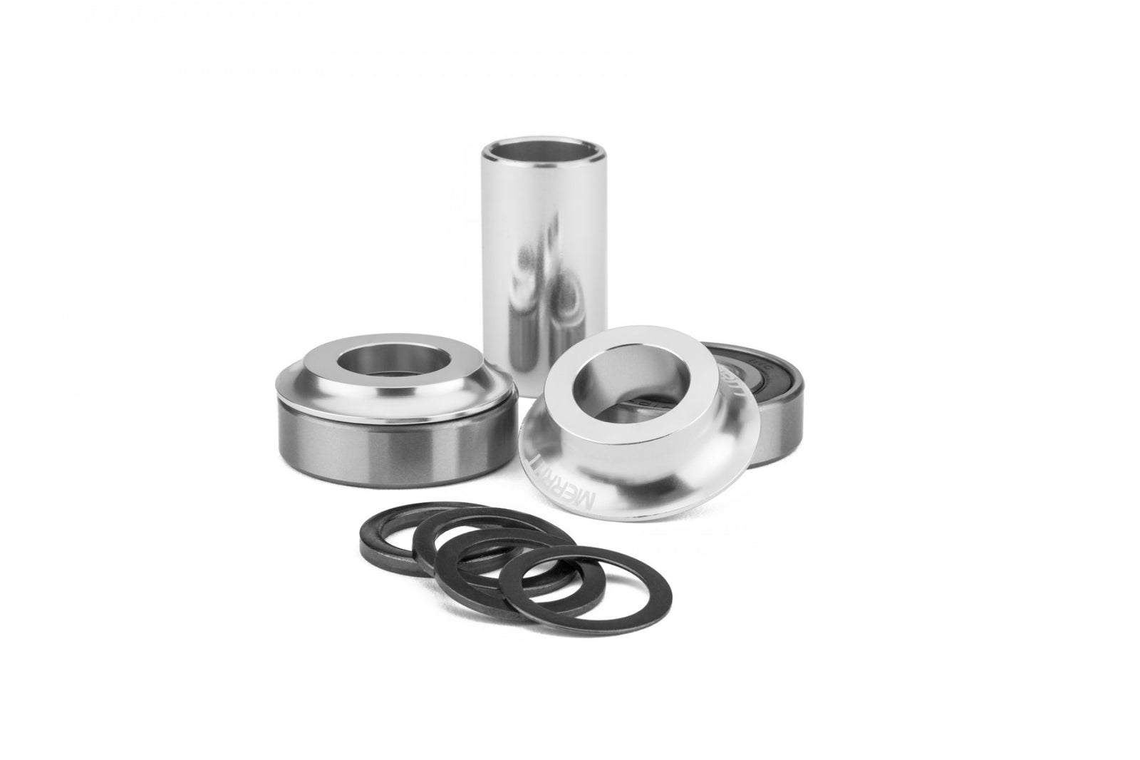 Merritt Mid Bottom Bracket (Black Or Silver) - Downtown Bicycle Works 