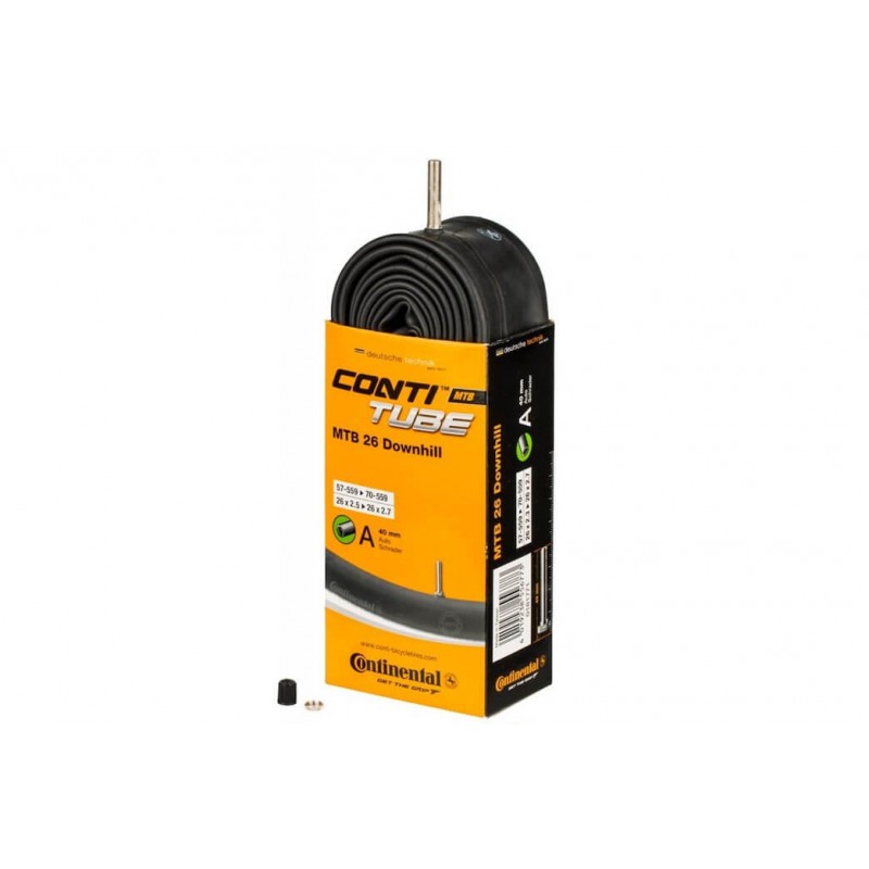 Continental MTB Downhill Schrader Valve Tube -  26 x 2.5-2.7" (40mm) - Downtown Bicycle Works 