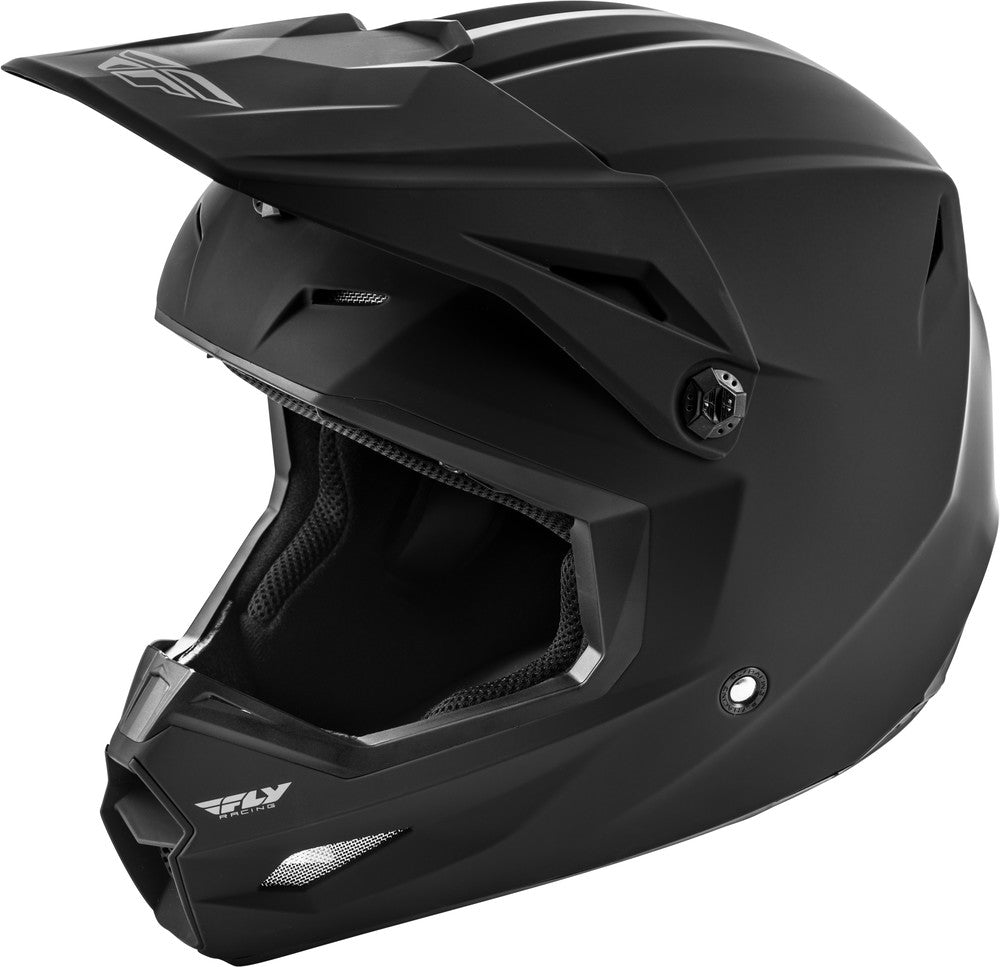 Fly Racing Kinetic Solid Helmet - Matte Black - (M Or L)