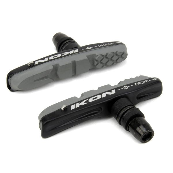 Ikon Brake Pads Carbon Rims - Black/Grey - Downtown Bicycle Works 
