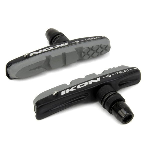 Ikon Brake Pads Carbon Rims - Black/Grey - Downtown Bicycle Works 