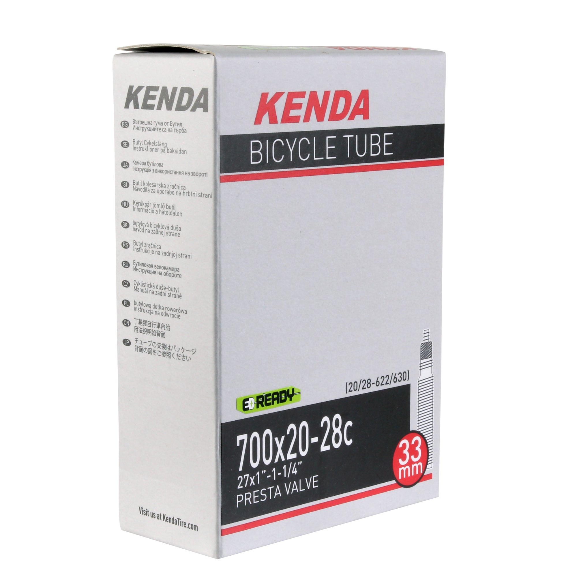 Kenda Standard Presta Valve Tube - 700x20-28c