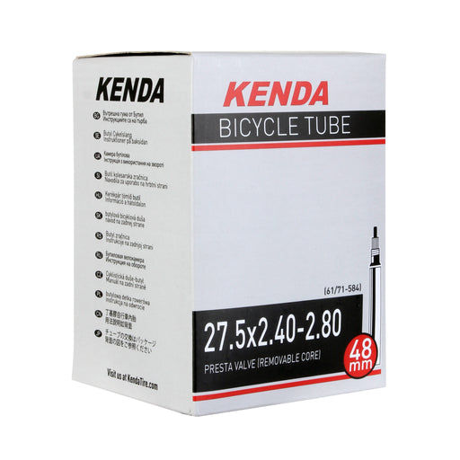 Kenda Presta Valve Tube - 27.5 x 2.4-2.8" - Downtown Bicycle Works 