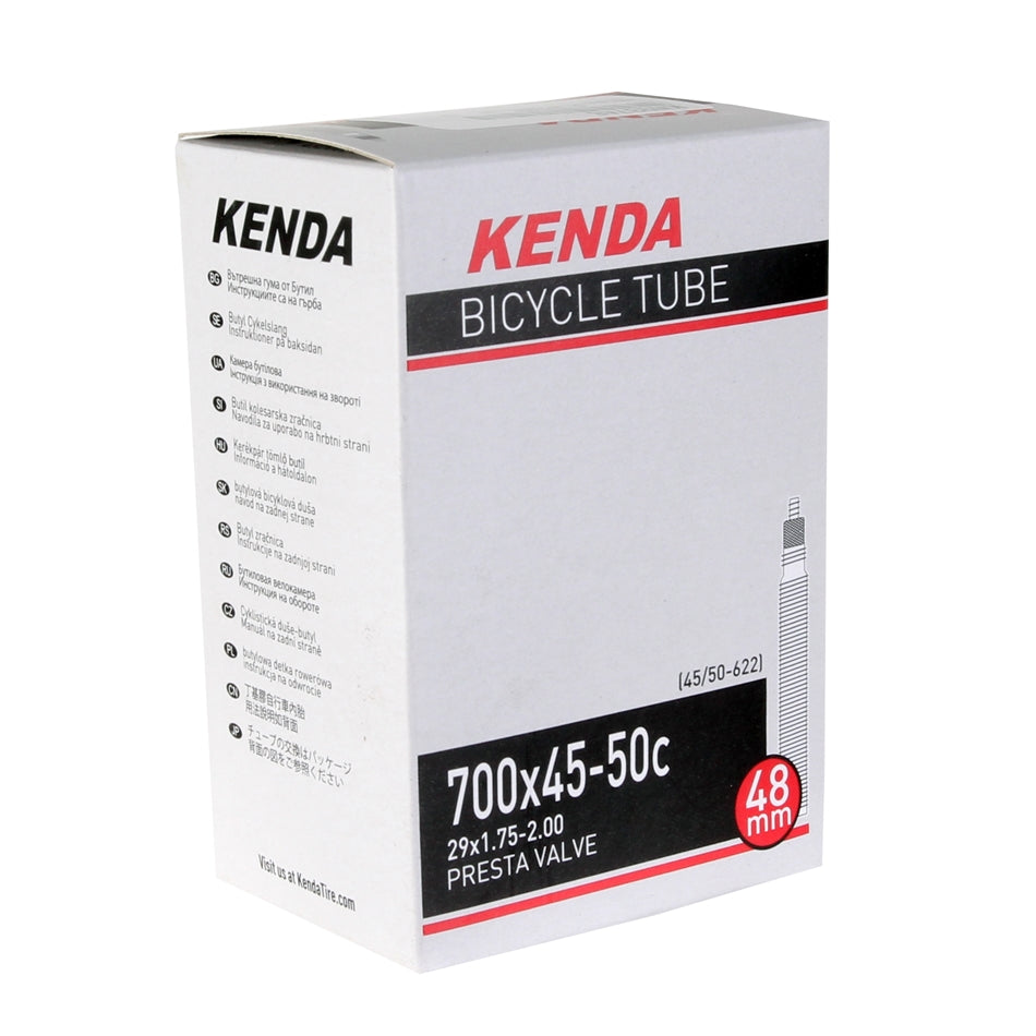 Kenda Presta Valve Tube - 700x45-50C - Downtown Bicycle Works 