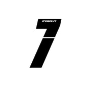 Insight Plate Number Black 3" - Downtown Bicycle Works 