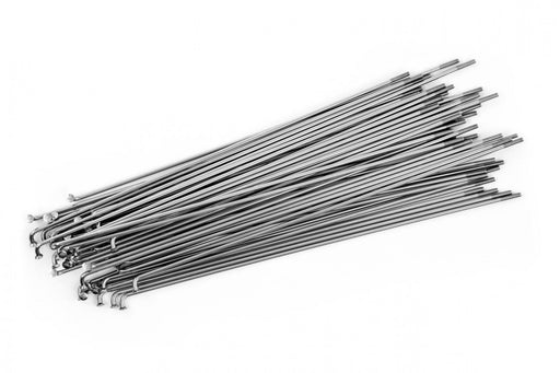 Silver Stainless Steel Spoke - (80mm - 305mm) - Downtown Bicycle Works 