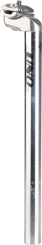 Kalloy Uno 602 Seatpost, 31.6 x 350mm, Silver - Downtown Bicycle Works 